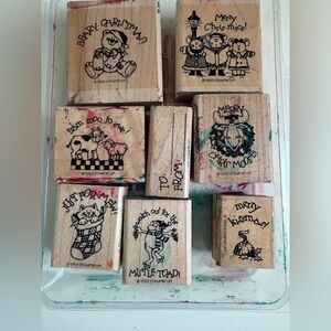 Stampin' Up! Festive Holiday Rubber Stamps Set